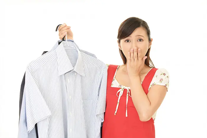 衣類に臭いがついてしまう