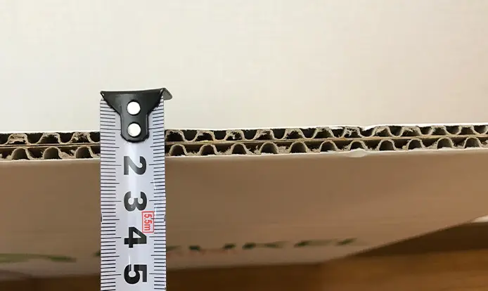 ボックスの厚さ